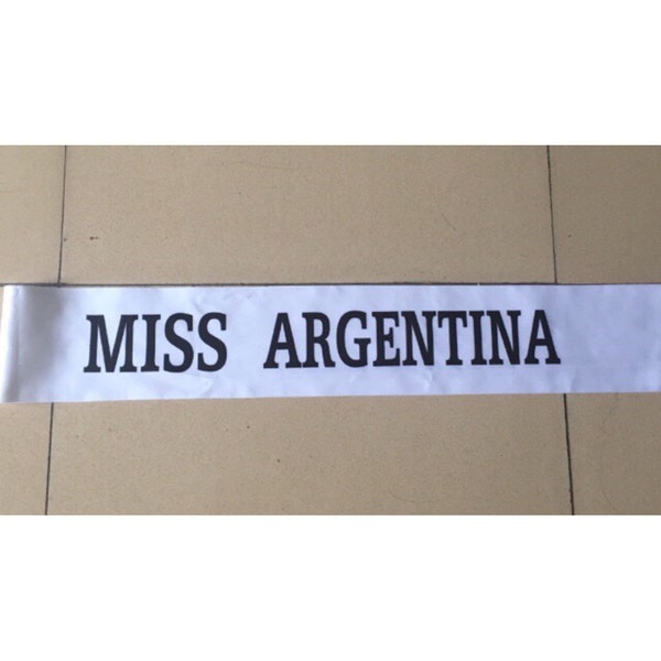 Miss Argentina - Etsy
