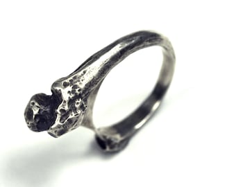 Silver Bone Ring