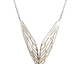 Glass Wings Necklace