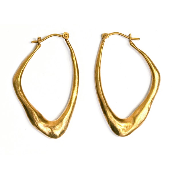 Gold Wing Shape Earrings