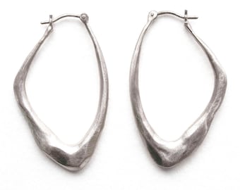Silver Wing Shape Earrings