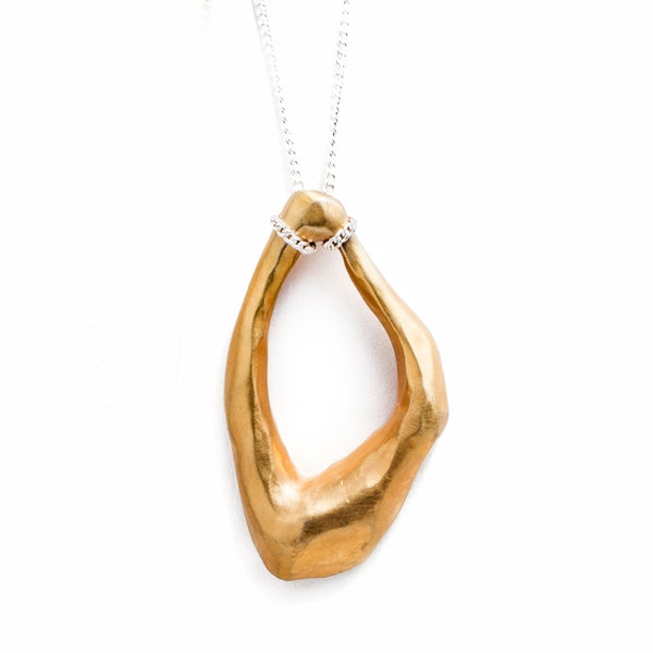 Gold Wing Shape Necklace