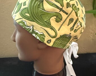 LOTR Scrub Cap - 2 Sizes, Button Option (A-101)