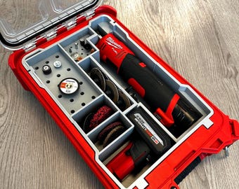 Milwaukee M12 1/4" Fuel Die Grinder PACKOUT Organizer