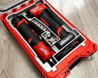 Milwaukee M12 1/4" Fuel Die Grinder Combo PACKOUT Insert