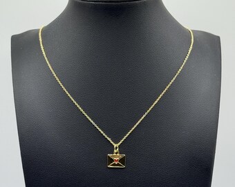 Gold Love Letter Necklace