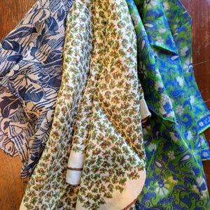 Vintage Silk Scarves, Assorted Patterns and Colors