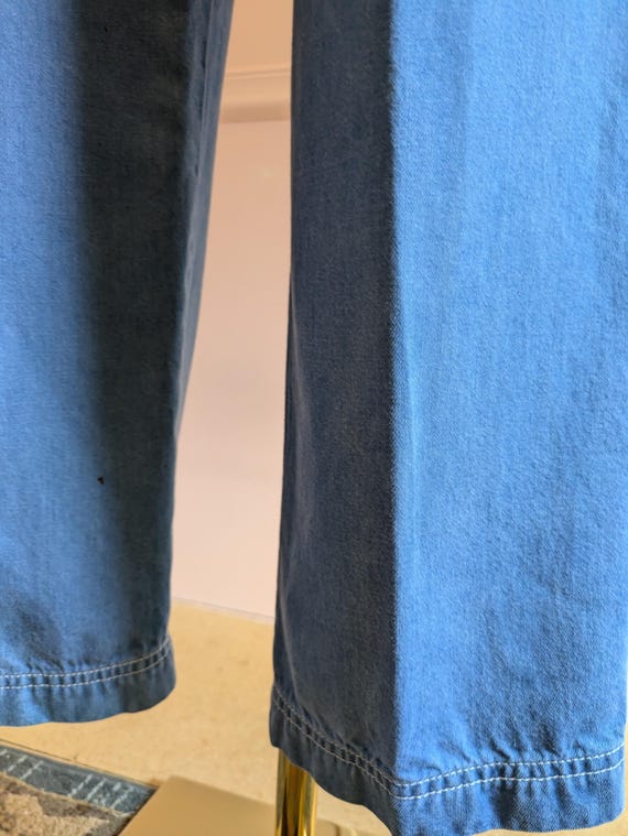 Vintage 80's Pendleton Blue Casual Basic Pants, W… - image 4