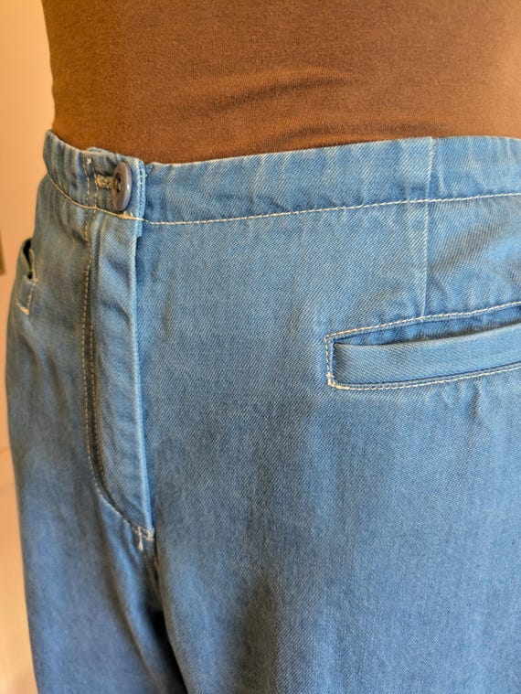 Vintage 80's Pendleton Blue Casual Basic Pants, W… - image 1