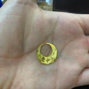 24K Gold Nattiyan Earring
