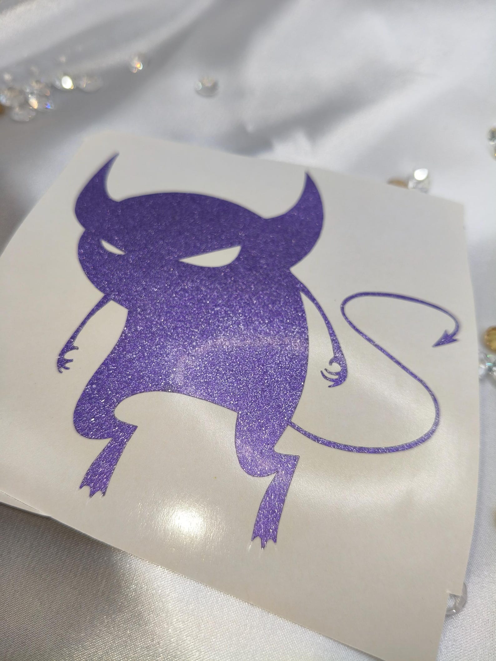 JDM Little Devil Car Sticker: Glitter Sparkle Vinyl (10cm) - Etsy