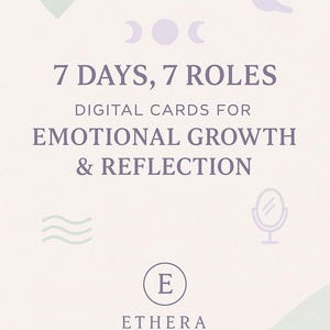 7 Dias, 7 Papéis: Cartões Digitais para Crescimento Emocional e Reflexão