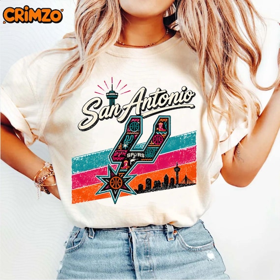 Go Spurs Go Faux PNG, San Antonio Spurs Logo Patch, Fiesta Colors Skyline Sublimation, Game Day Basketball Shirt Design