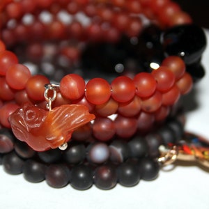 Shades of Orange Memory Cuff Wrist Wrap Bracelet