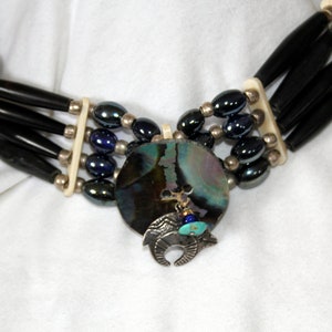 Black Bone Woodland Style Choker