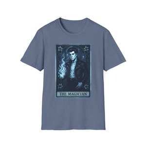 Unisex Softstyle T-Shirt - Der Magier -Tarot Karte - John Travolta - Grease -Rockabilly