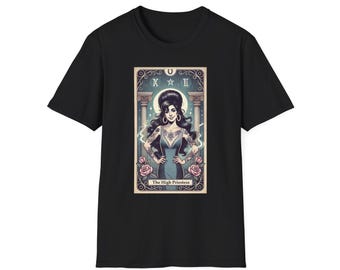 Amy Winehouse, Vintage Tarot Card Graphic Tee | Witchy Style Unisex Shirt, Alternative Fashion, Occult Gift, Astrology Apparel, Boho T-Shirt