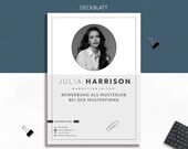 Bewerbungsvorlage Deutsch, Lebenslauf Vorlage Word, Google Docs & Pages, Cv Vorlage Anschreiben, Deckblatt, Anlagen, Motivationsschreiben