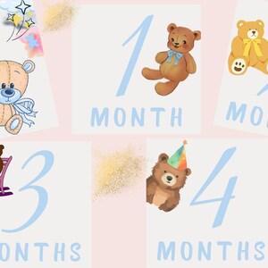 Cartes d'étape pour la première année de bébé
