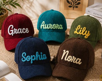 Personalized Baseball Hat,Custom Hat with Name,Gift For Dad Mom, Fathers Day Gift,Holiday gifts