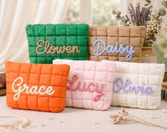 Nécessaire de maquiagem personalizada, nécessaire feminina, estojo de maquiagem para viagem, presente para madrinhas