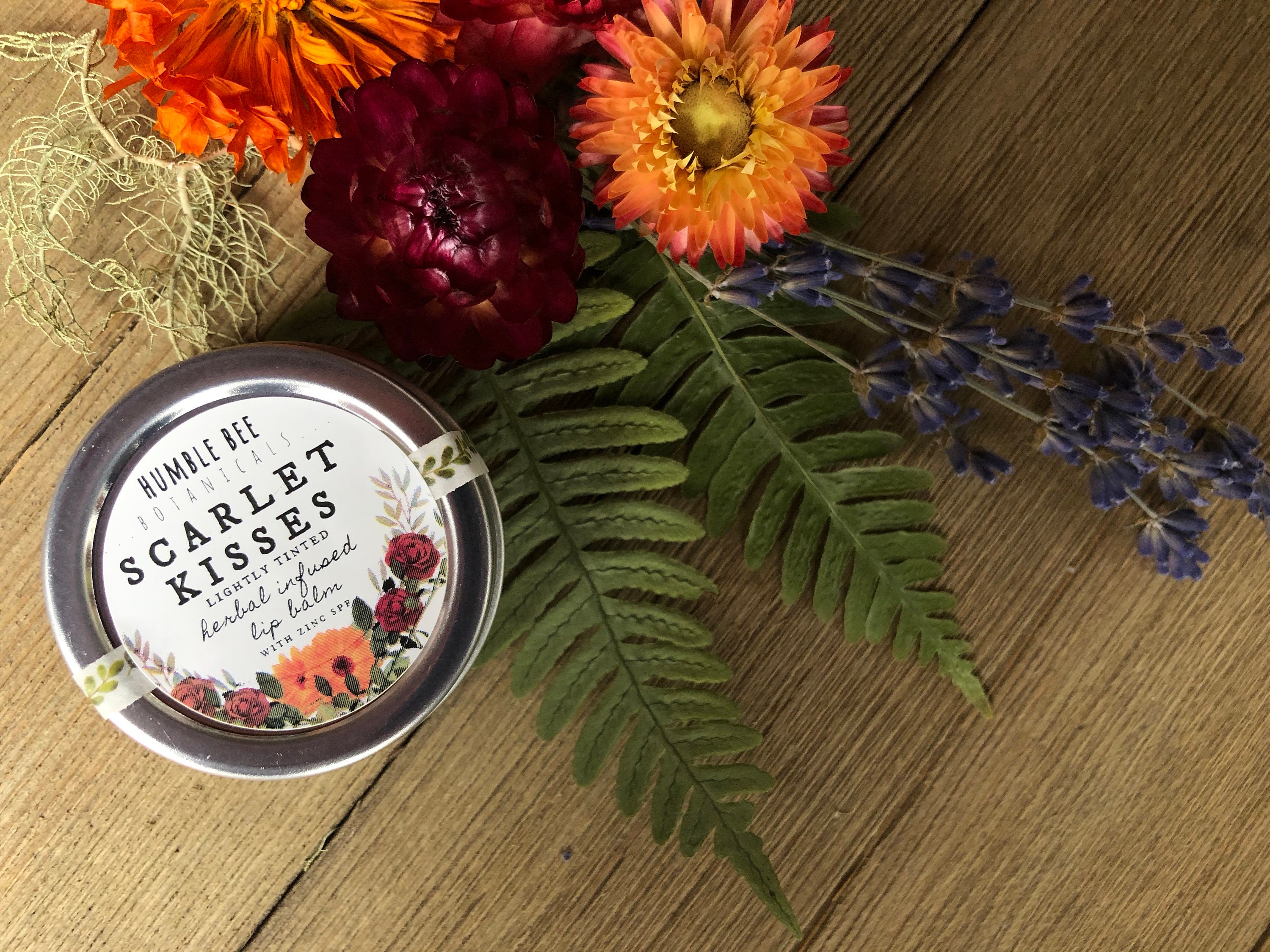 Scarlet Kisses - Lightly Tinted Lip Balm - Etsy