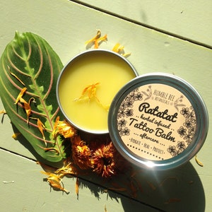 Ratatat Herbal Infused Tattoo Balm Healing Aftercare image 2