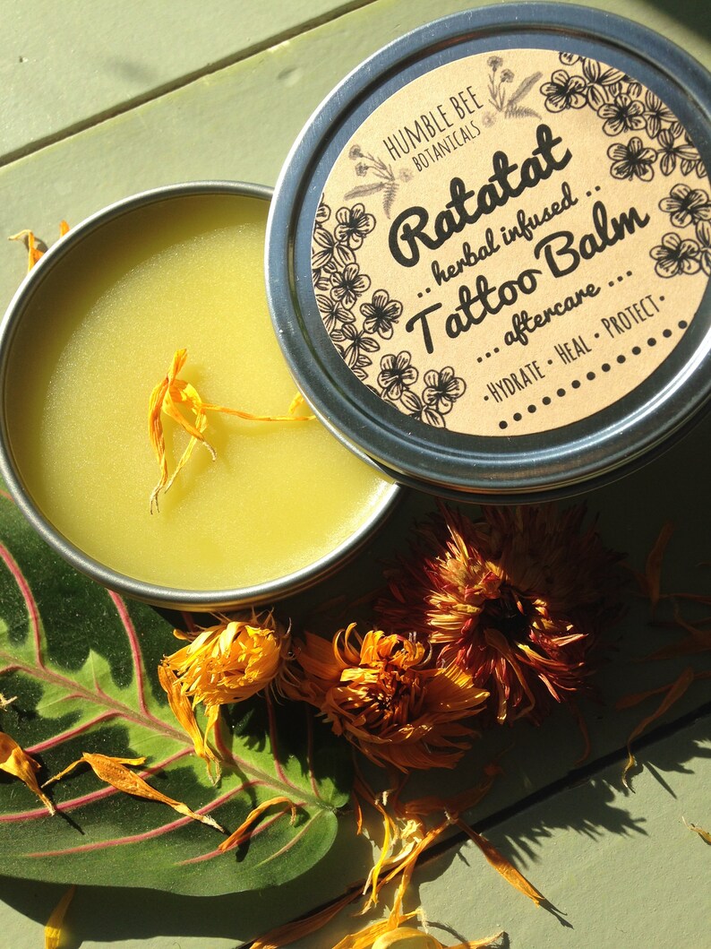 Ratatat Herbal Infused Tattoo Balm Healing Aftercare image 3