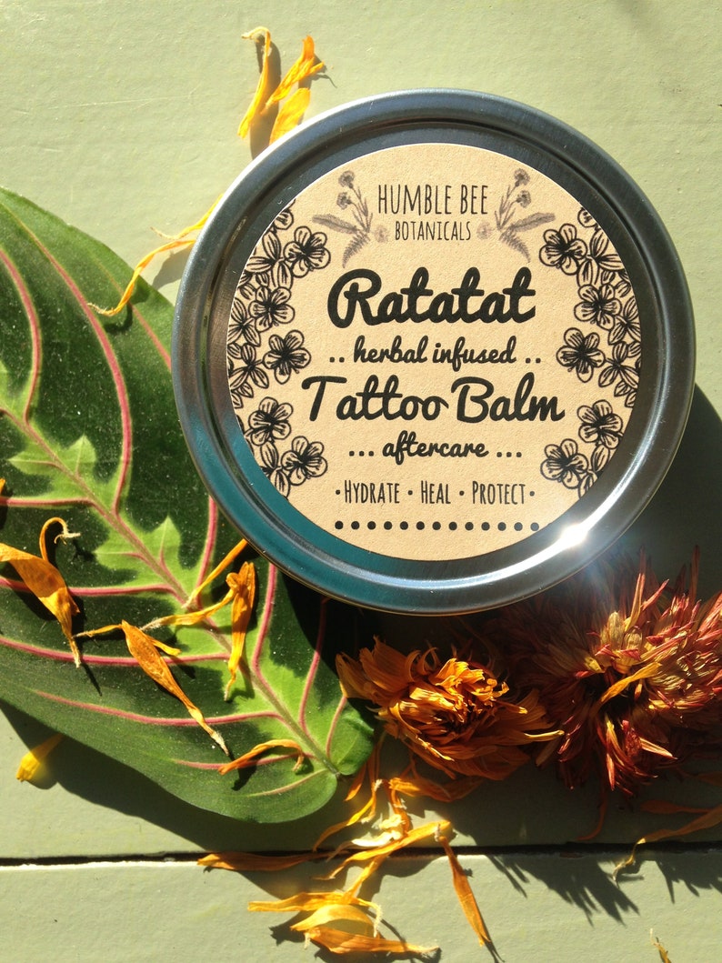 Ratatat Herbal Infused Tattoo Balm Healing Aftercare image 1