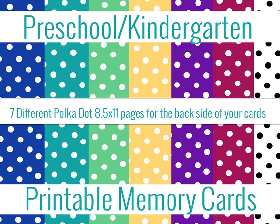 4 sets Kindergarten Numers 1-20 Preschool Memory and Matching Card Game Classroom Printer Ink Friendly Words and Numbers 1st grade