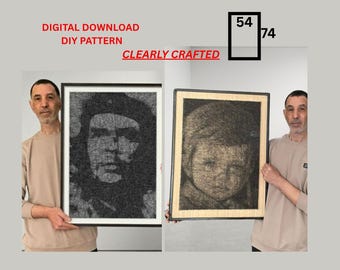 Patrones de arte con hilos de SAD BOY e Icono Revolucionario