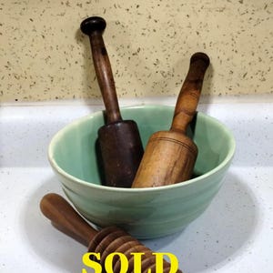 Vintage Wooden Mashers – Kitchen Décor and Old Kitchen Gadgets