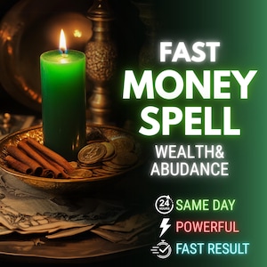 Schneller Geld Zauber, SAME DAY Spellcasting Service, Reichtum und Abundance Zauber, Geld Manifestation, Geld vermehren, Millionär Reich