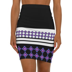 Women&#39;s Mid-Waist Pencil Skirt (AOP)