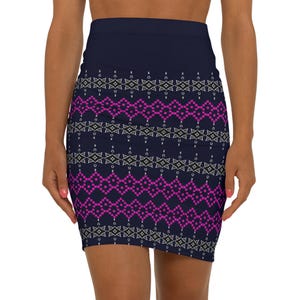 Women&#39;s Mid-Waist Pencil Skirt (AOP)