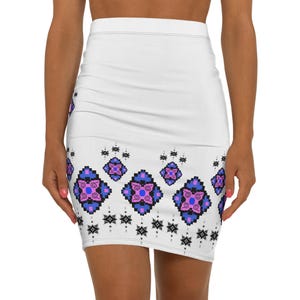 Women&#39;s Mid-Waist Pencil Skirt (AOP)