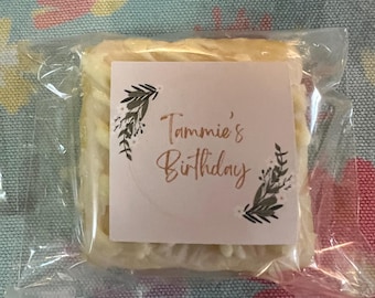 Custom brownies for Party Favors & Special Occasions  (Minimum order is 10 units)