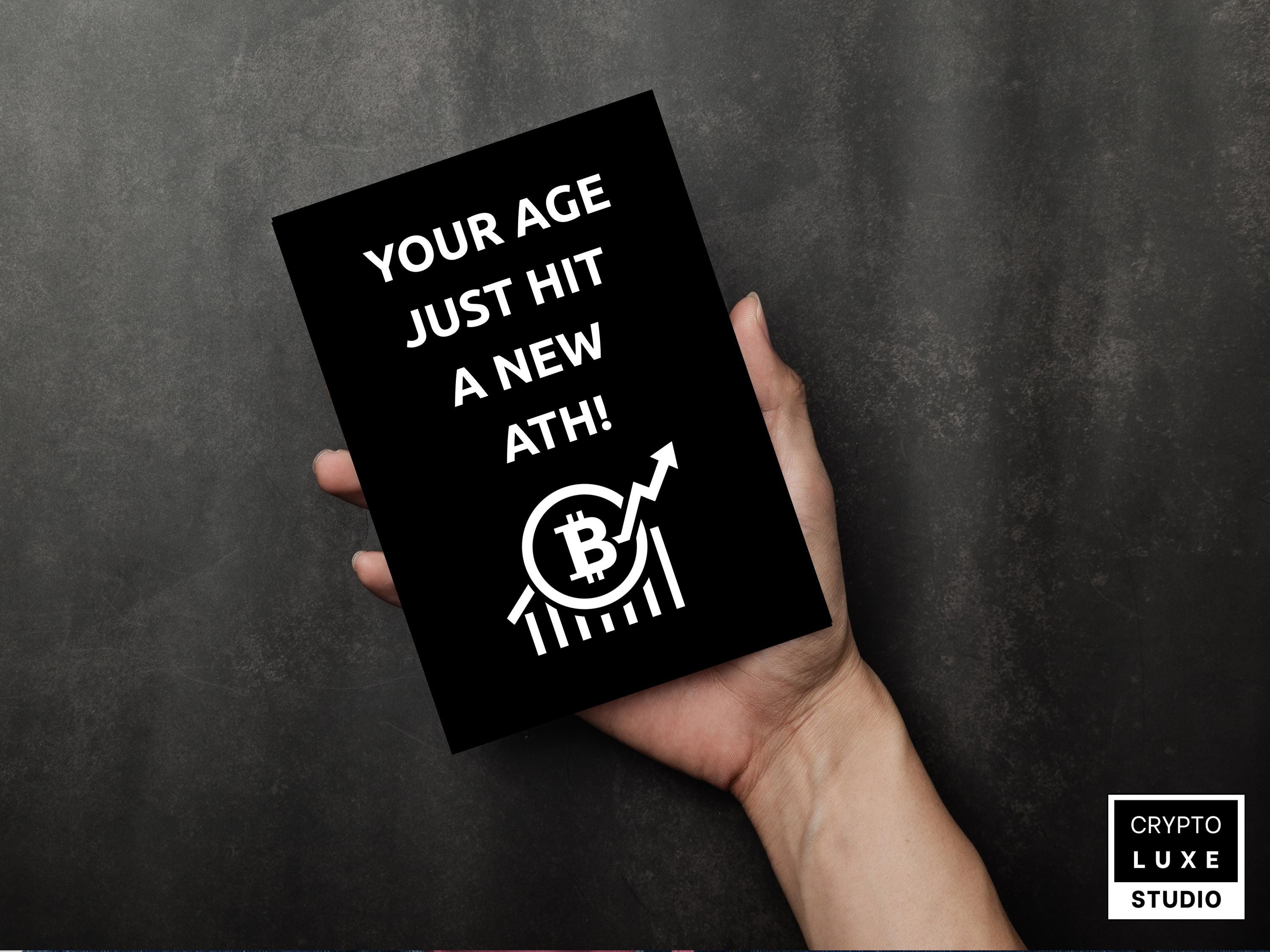 Bitcoin ATH Birthday Card, Funny Crypto Gift for Him Her, Punny Birthday  Card for Mom Dad Brother Sister Boyfriend Girlfriend Crypto Lovers - Etsy