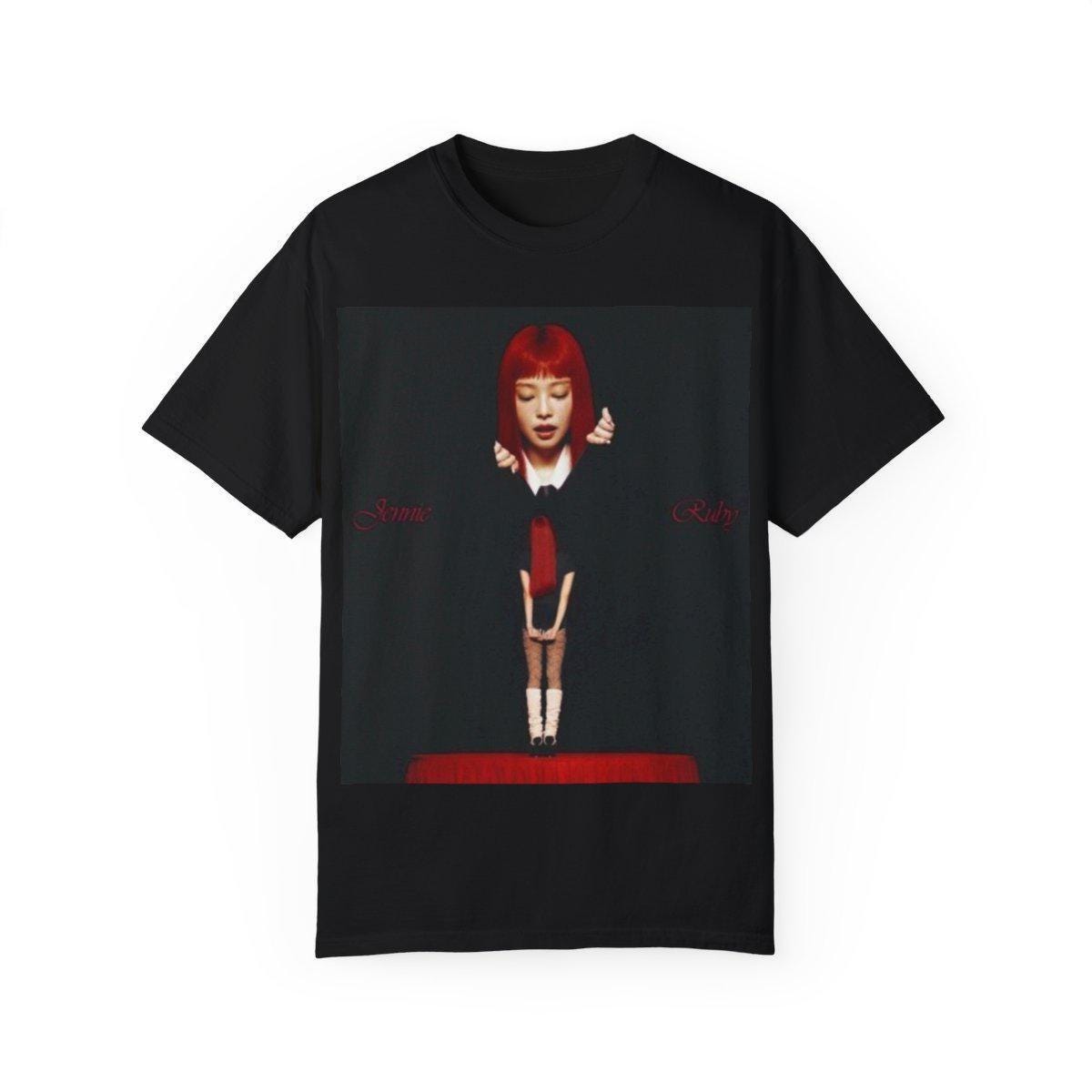 アイドル blackpink Like Jennie Statement Tee Red BLACKPINK Like Jennie Statement Tee blackpink Like Jennie