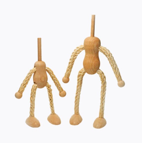 wooden bendy dolls