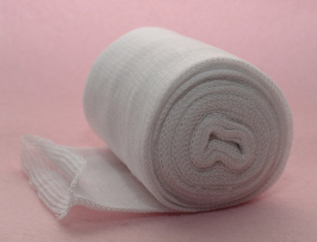 Tubular Gauze 1 METRE Long 1.1 Yard White for Inner Doll