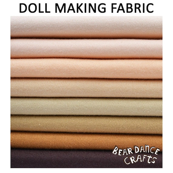 Waldorf Doll Fabric 50 cm (just over 1/2 yard)-  Cotton knit, tricot, De Witte Engel