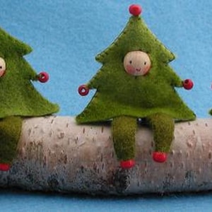 Three Christmas Trees Kit-  Pattern, Sewing