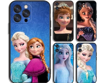Funda Disney Frozen con diseño de copos de nieve para iPhone y Samsung: protectora y elegante, compatible con la mayoría de los modelos y con un diseño impreso único.