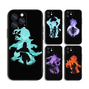 Anime Genshin Impact Magical Journey-skal till iPhone och Samsung – Skyddande och snyggt – Passar de flesta modeller – Unik tryckt design
