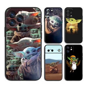 Mandalorian Grogu Baby Yoda Hülle für iPhone & Samsung - Schützend und Stylish - Passend für die meisten Modelle - Einzigartiges Bedrucktes Design