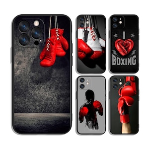 Boxing Sport Champion Style-skal för iPhone och Samsung – Skyddande och snyggt – Passar de flesta modeller – Unik tryckt design