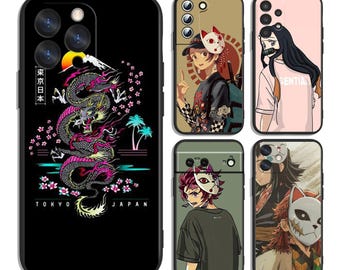 Bamboo Girl Demon Anime Case for iPhone & Samsung - Protective and Stylish - Fits Most Models