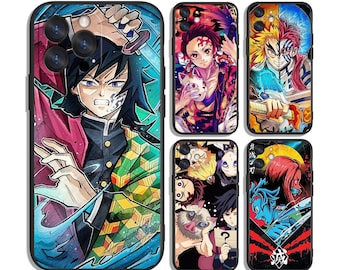Fantasy Demon Battle Anime Case for iPhone & Samsung – Protective and Stylish - Fits Most Models - Unique Printed Design
