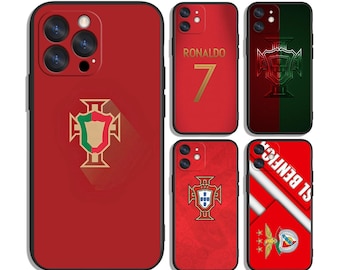 Etui w stylu portugalskiej dumy Bold National Football do iPhone'a i Samsunga – ochronne i stylowe – pasuje do większości modeli – wyjątkowy nadruk